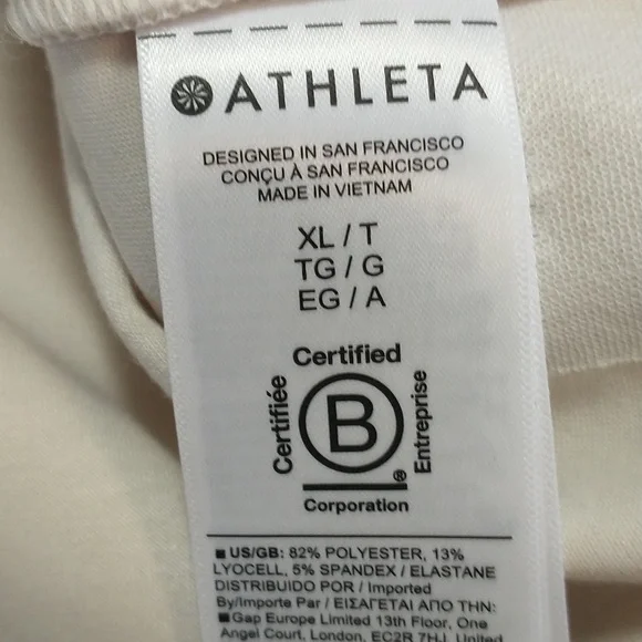 NWT Athleta Allure Shirt Jacket In Bone Size XLarge - Picture 8 of 12